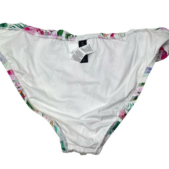 New La Blanca Mystic Palms Floral Print Hipster Bikini Bottoms - Picture 4 of 8